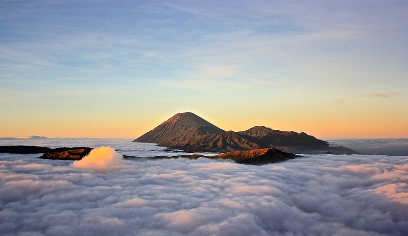 Bromo as the sun rises Bromo as the sun rises
