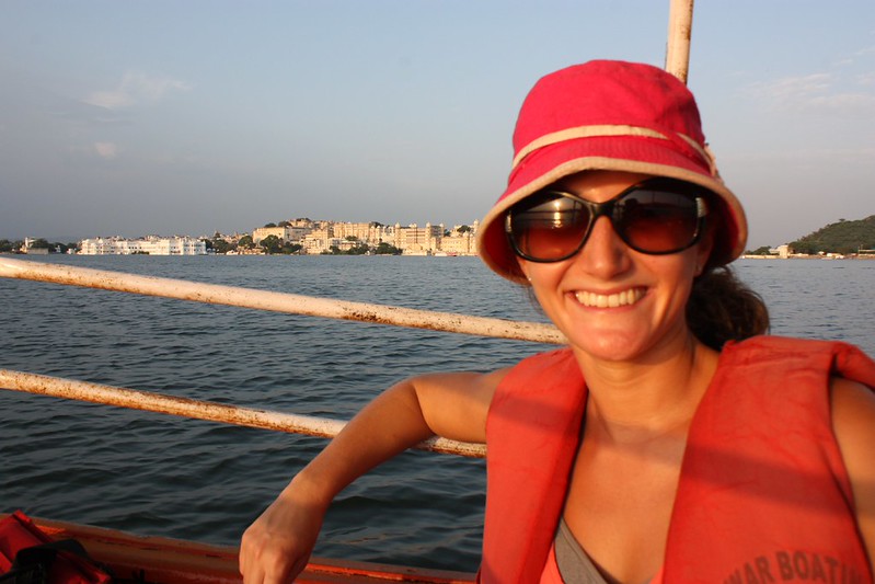 Lina and Udaipur's palaces Lina and Udaipur's palaces