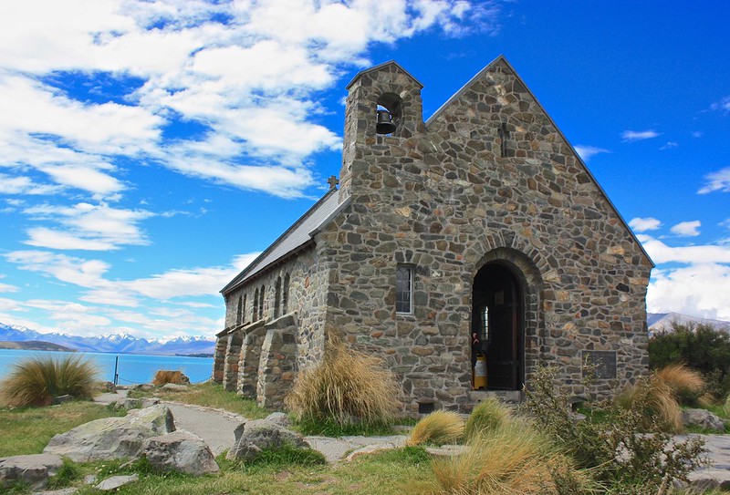 Church of the Good Shepherd in front of Lake Tekapo Church of the Good Shepherd in front of Lake Tekapo