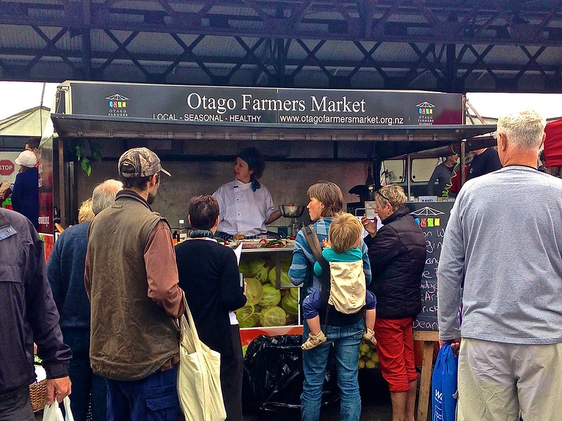 Alison Lambert demos her recipes at the Dunedin Farmers Market using all local ingredients Alison Lambert demos her recipes at the Dunedin Farmers Market using all local ingredients