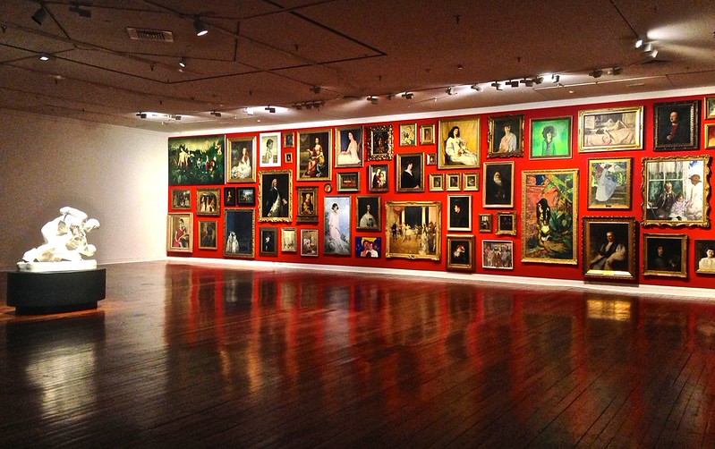 Wanderwall in Dunedin's Public Art Gallery Wanderwall in Dunedin's Public Art Gallery