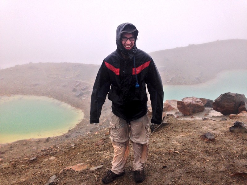 it was cold and rainy on the Crossing when we did it