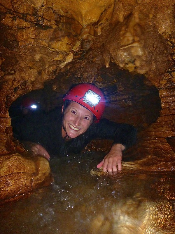 Lina crawling in a hole in Haggas Honking Holes Lina crawling in a hole in Haggas Honking Holes