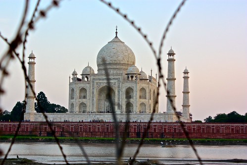 Taj Mahal, from barbed wire