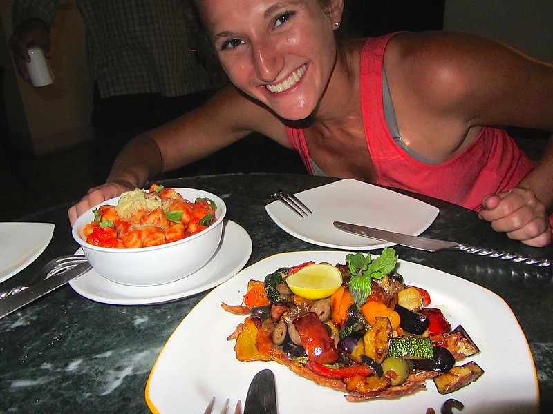 Delicious vegetarian food Delicious vegetarian food