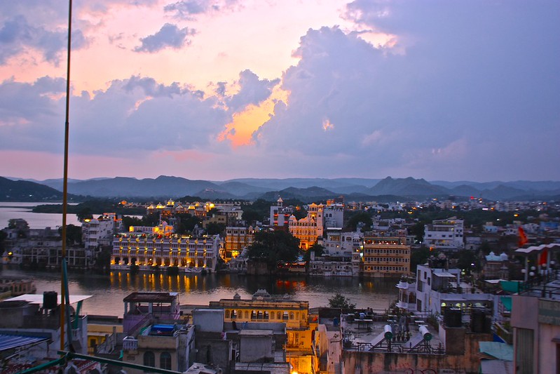 Udaipur post sunset Udaipur post sunset