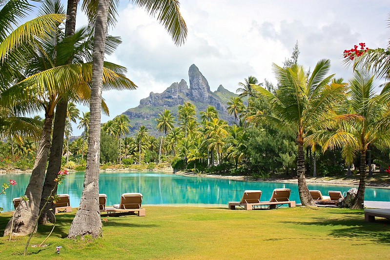 view from St. Regis Bora Bora spa view from St. Regis Bora Bora spa