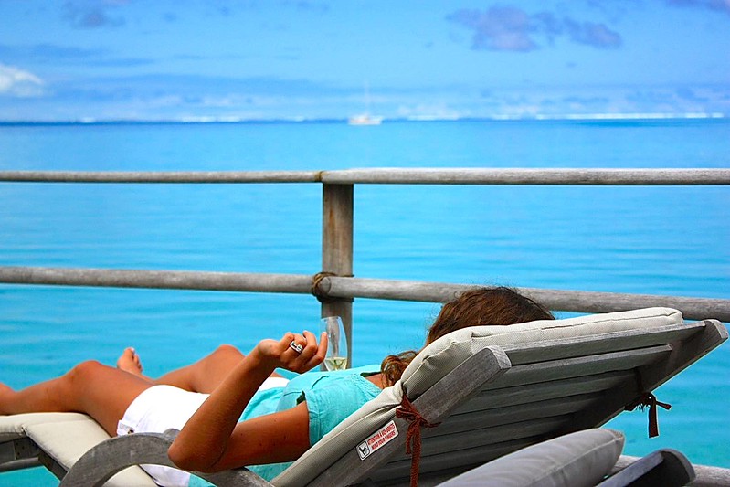 view from Le Tahaa deck view from Le Tahaa deck