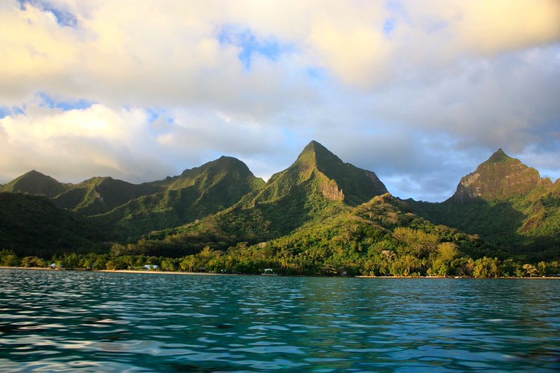 Moorea from sea