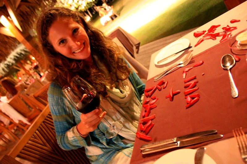 private dinner St. Regis Bora Bora private dinner St. Regis Bora Bora