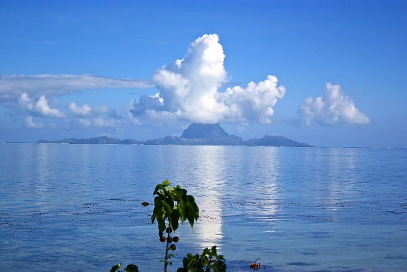Bora Bora in distance Bora Bora in distance