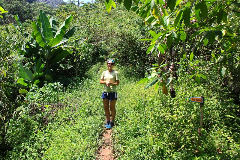 Lina not too happy about being semi-lost on this trail Lina not too happy about being semi-lost on this trail