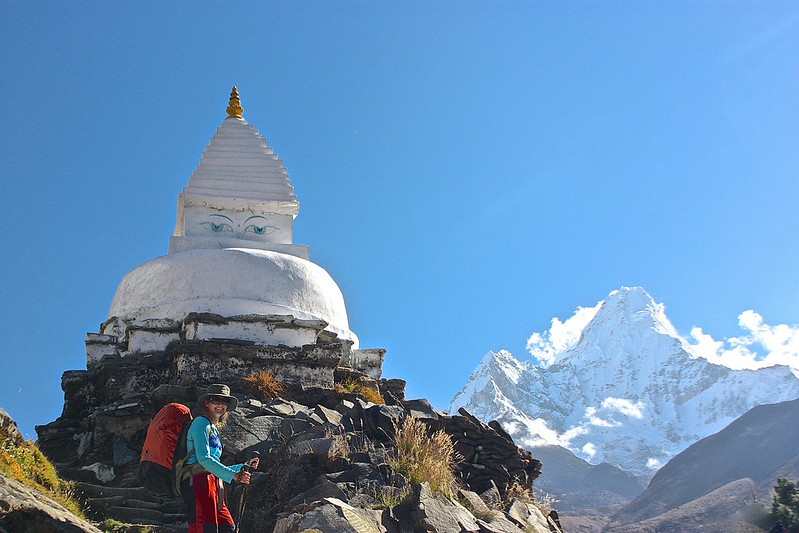 Lina, Gompa, Mt. Amadablam Lina, Gompa, Mt. Amadablam