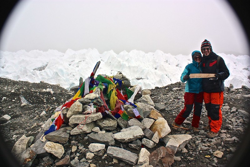 Lina and I at Everest Base Camp