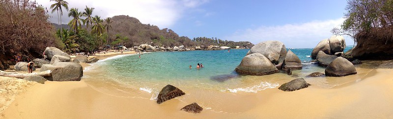 La Aranilla beach at Tayrona National Park La Aranilla beach at Tayrona National Park