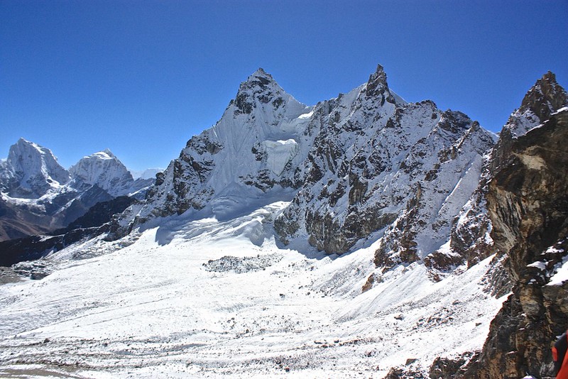 interesting peaks just out from Renjo La Pass interesting peaks just out from Renjo La Pass