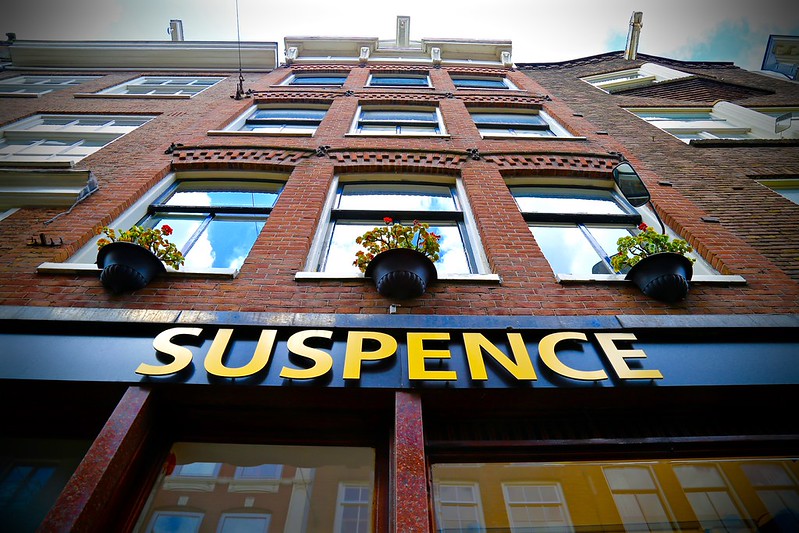Suspence. Amsterdam. Suspence. Amsterdam.