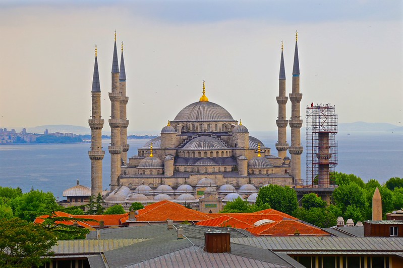 View of the Blue Mosque from Hotel Nena View of the Blue Mosque from Hotel Nena