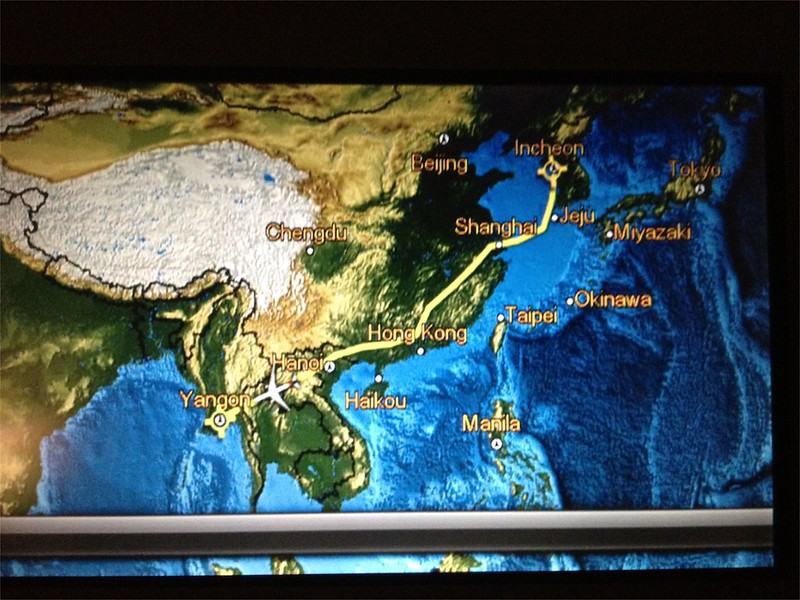 No wonder it took so long to get to Yangon. The plane couldn't decide what direction to go! No wonder it took so long to get to Yangon. The plane couldn't decide what direction to go!