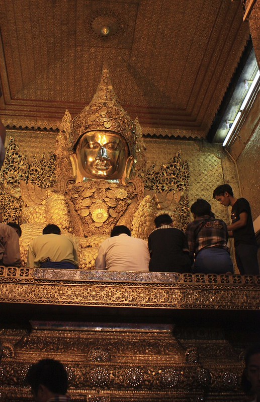 I was allowed in. Lina had to stay back.