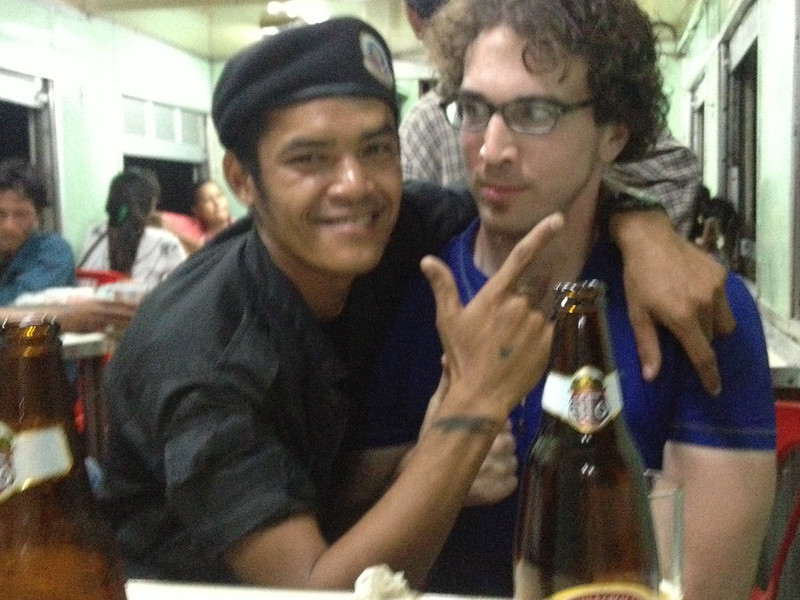 On a train from Ayutthaya to Pat Chong