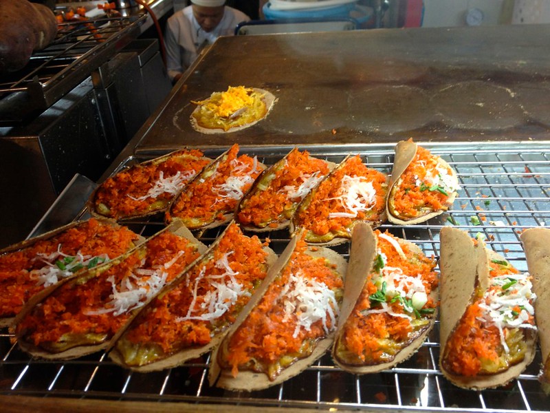 Thai tacos? Coconut, egg, and other deliciousness. Thai tacos? Coconut, egg, and other deliciousness.