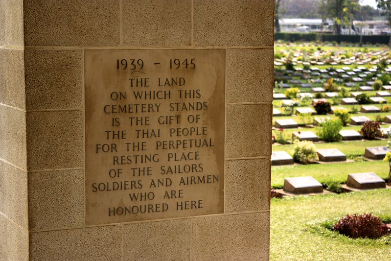 WWII cemetary in Kanchanaburi
