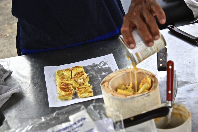delicious coconut, egg, roti delicious coconut, egg, roti