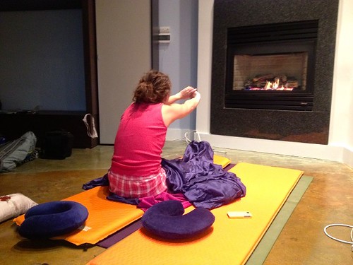 Our beds on our last night in San Francisco