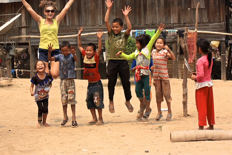 and Lina got them all to jump… well almost.