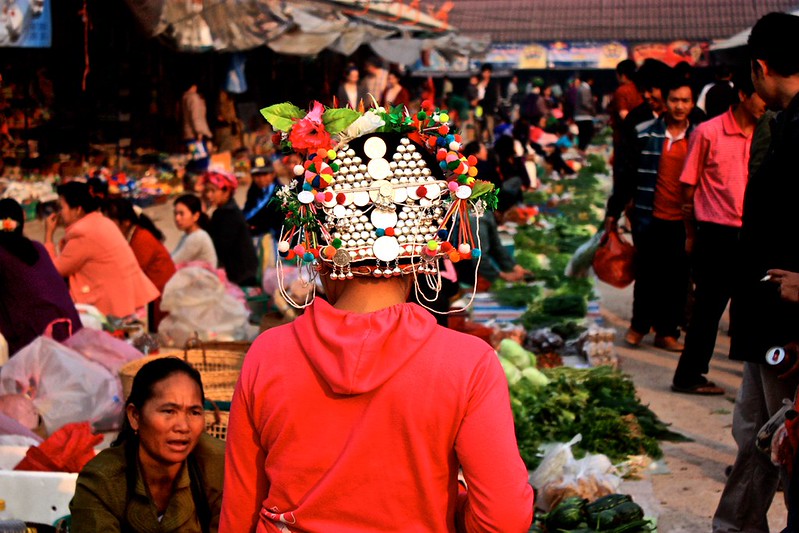 a local tribe headdress