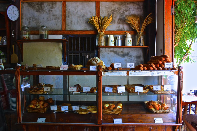 inside of a French bakery inside of a French bakery