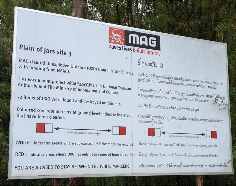 22 UXOs were found on this site. It's safe to walk between the white parts of markers. 22 UXOs were found on this site. It's safe to walk between the white parts of markers.