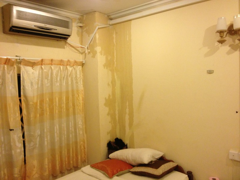 we weren't the top floor either, the water just came through the walls we weren't the top floor either, the water just came through the walls