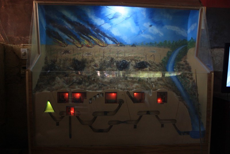 The Cu Chi tunnel network… 3 different levels