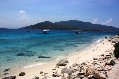 View from the beach our boat tour brought us to