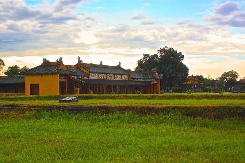 grounds of the Forbidden City in the Hue Citadel grounds of the Forbidden City in the Hue Citadel