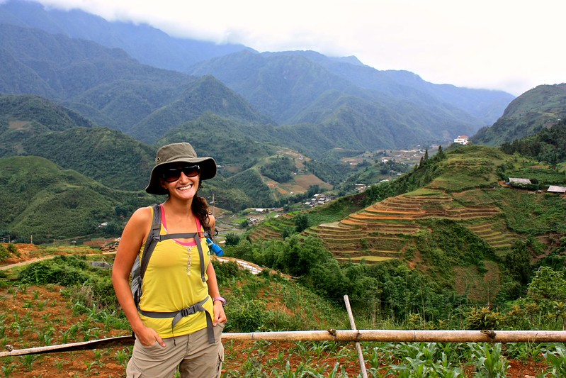 The beginning of our three day trek in Sapa