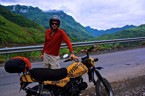 we splurged on a more manly motorbike for the comfort