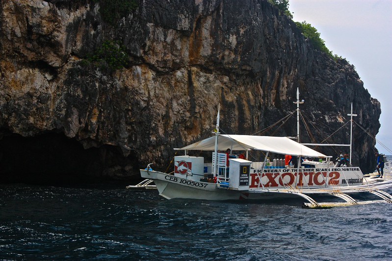 Exotic's dive boat Exotic's dive boat