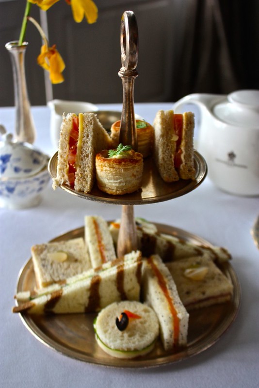 high tea sandwich platter at 1865 high tea sandwich platter at 1865